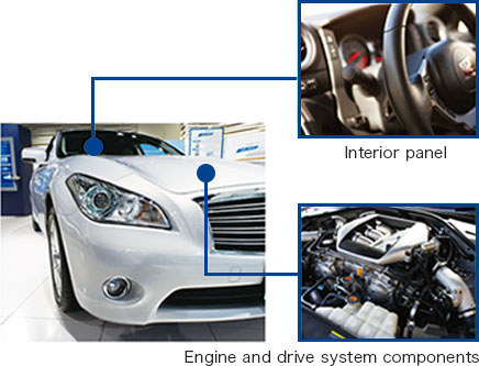 Interio panel, Engine and system components