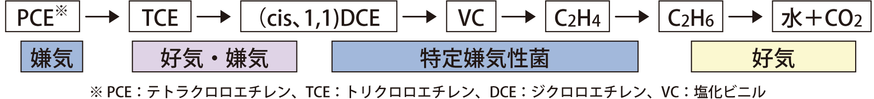 VOC分解系列の例