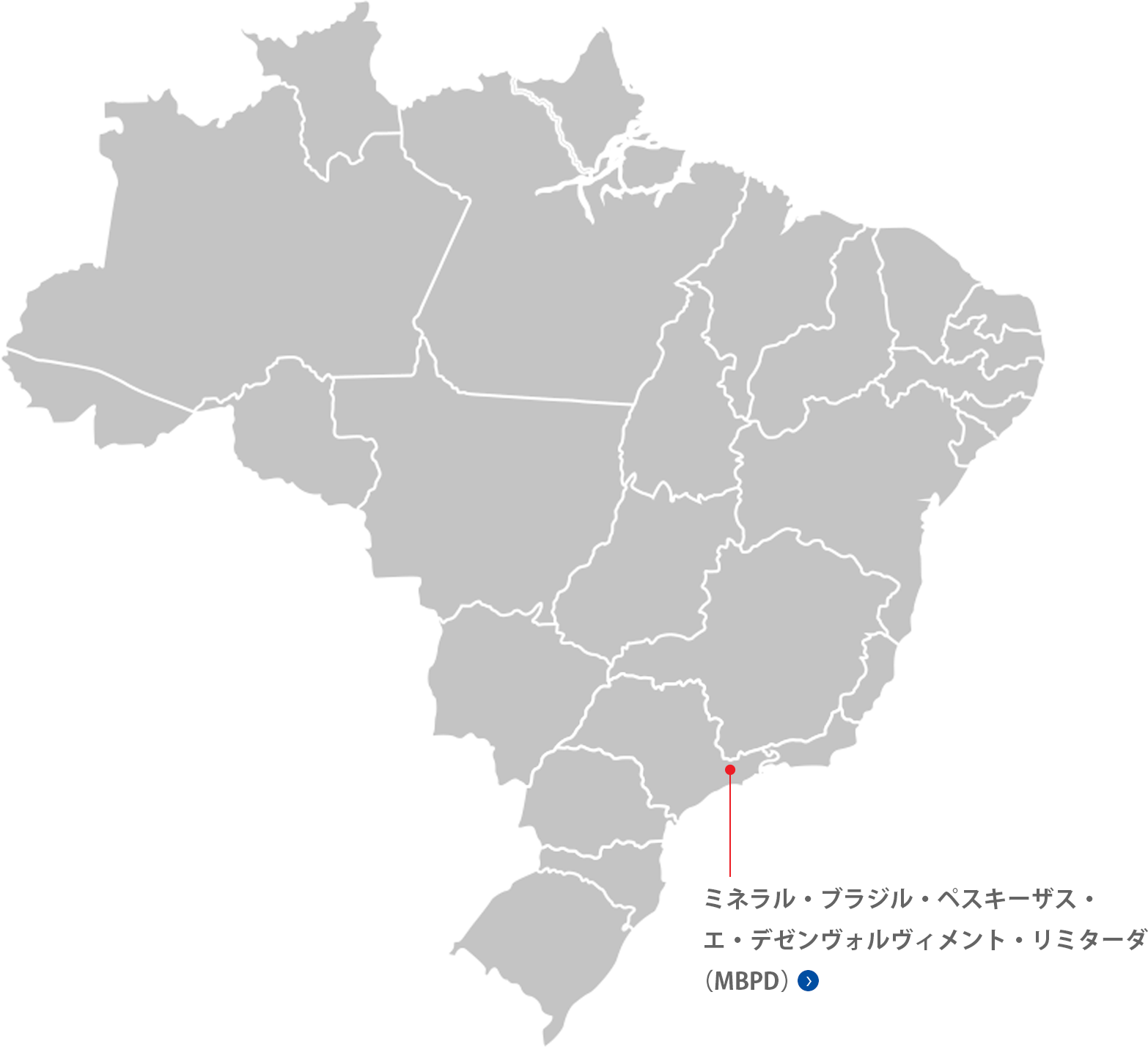 海外拠点 ブラジル地図