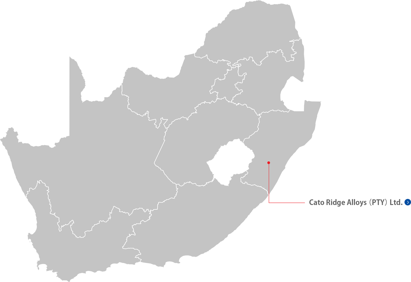 海外拠点　南アフリカ地図